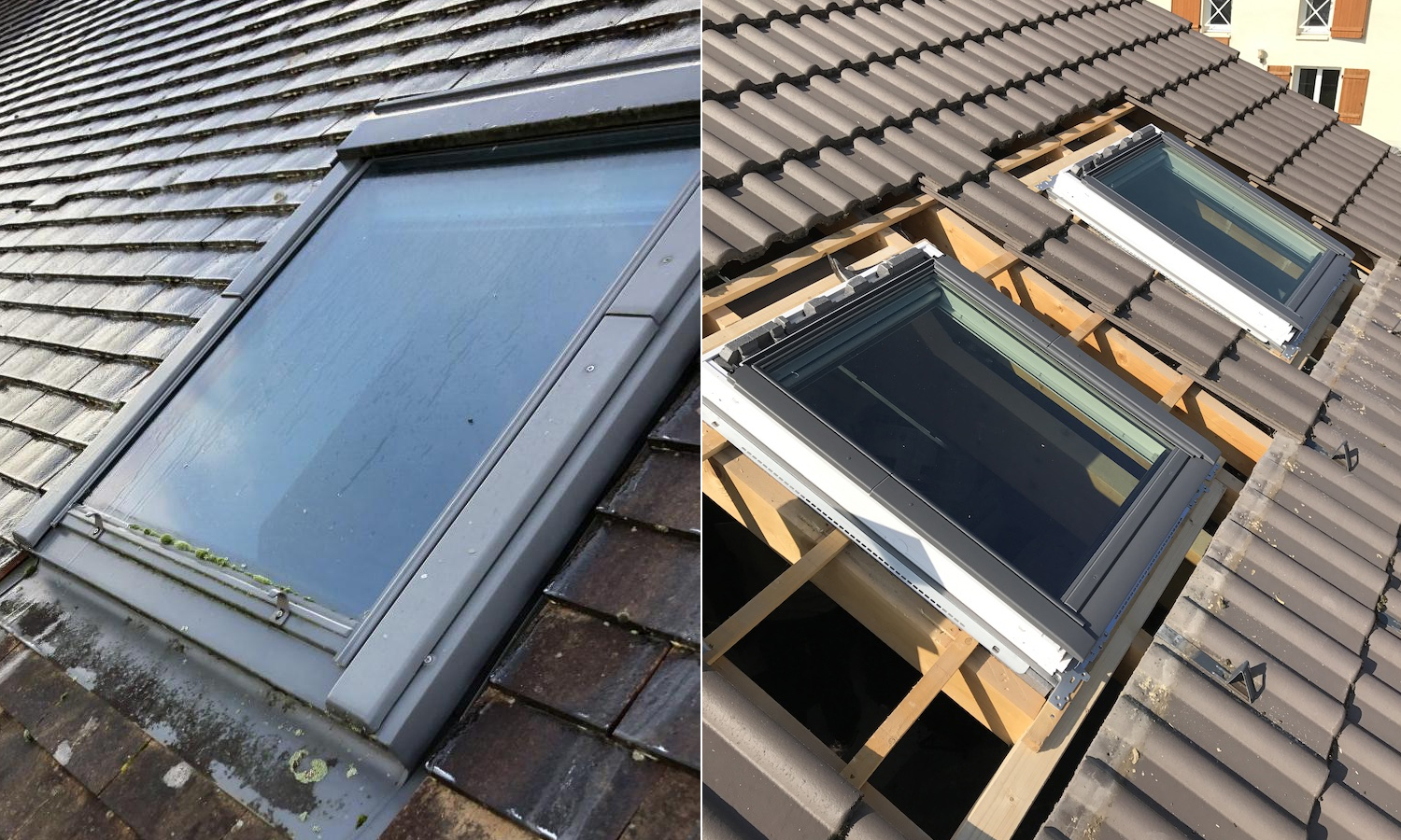 Pose et réparation de Velux 95